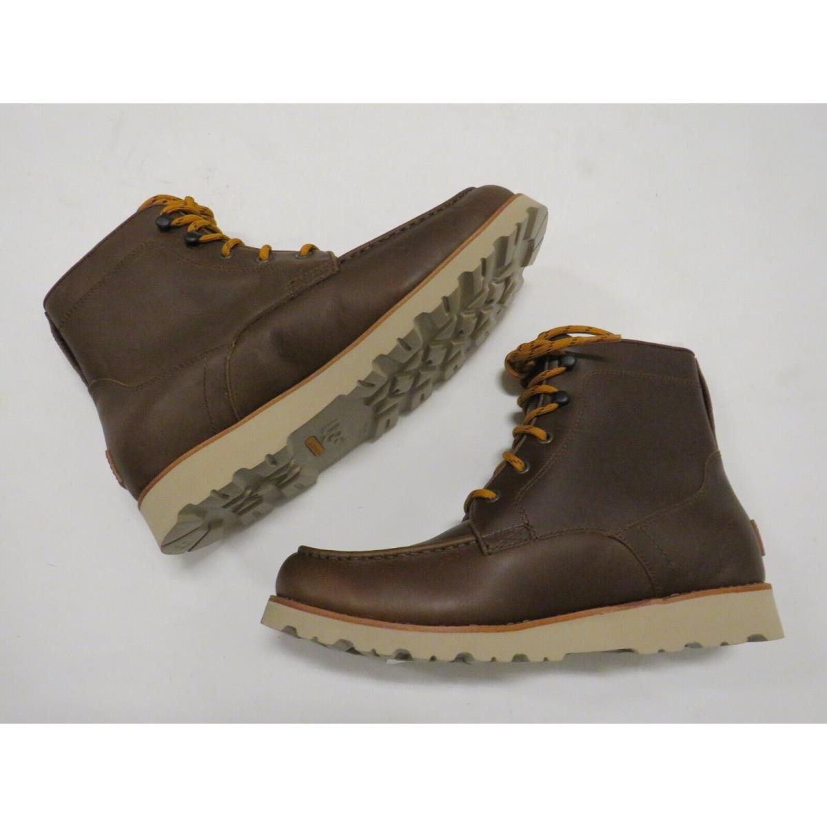 Agnar Ugg 1017288 Moc Toe Brown Waterproof Lace up Leather Boots Shoe Mens 9