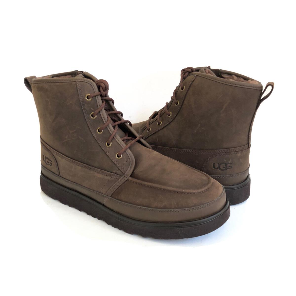 Ugg Men Neumel High Moc Grizzly Zip Leather Shoe Boots US 13 / EU 47 / UK 12