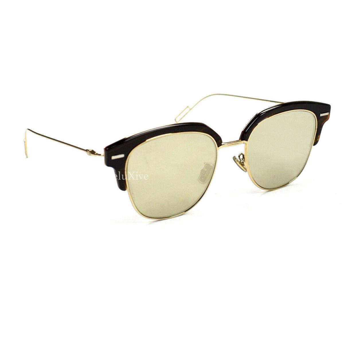 Dior Homme Men`s Champagne Lens Tensity Clubmaster Sunglasses