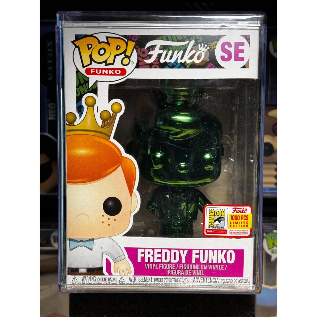 Funko Pop Vinyl: Freddy Funko - Green Tuxedo SE w/ Hardstack