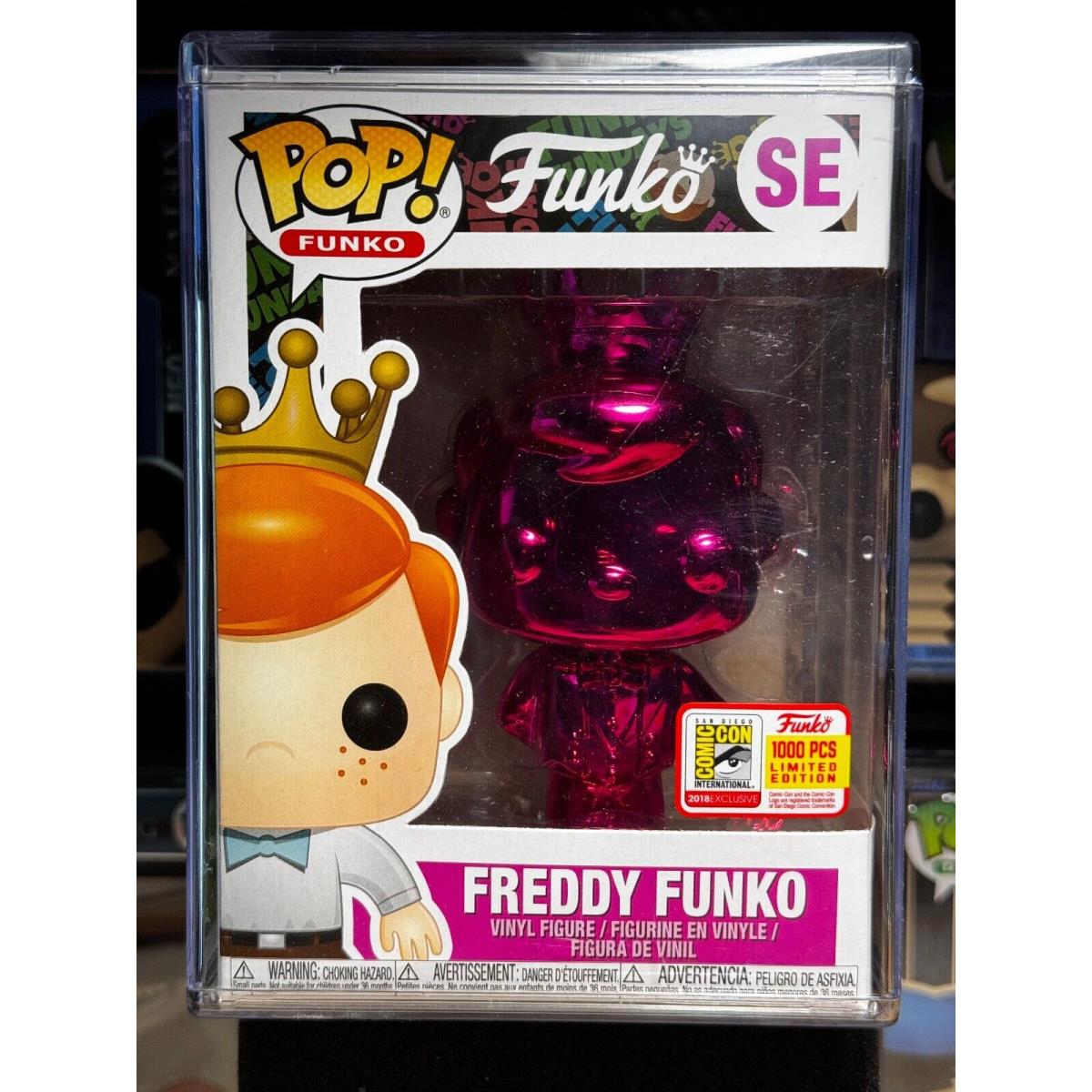 Funko Pop Vinyl: Freddy Funko - Magenta Tuxedo SE w/ Hardstack