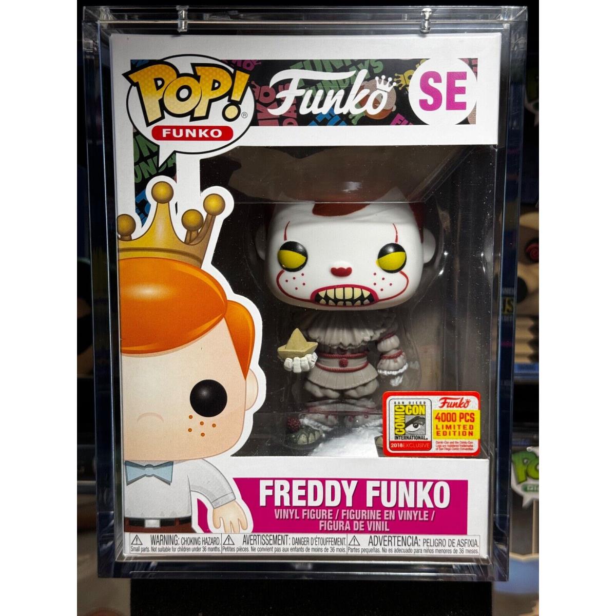 Funko Pop Vinyl: Freddy Funko Pennywise SE Mint w/ Popshield Armor
