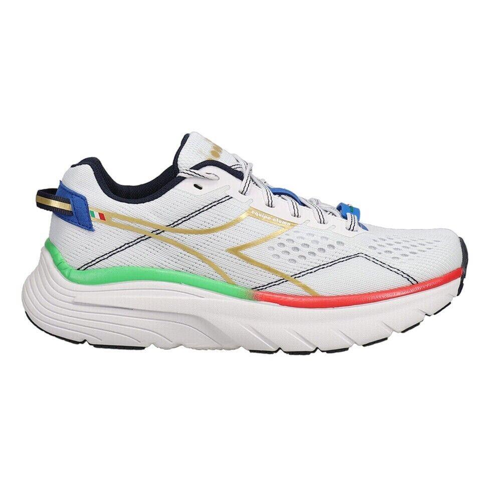 Diadora Equipe Atomo Running Womens White Sneakers Athletic Shoes 178050-C1070 - White