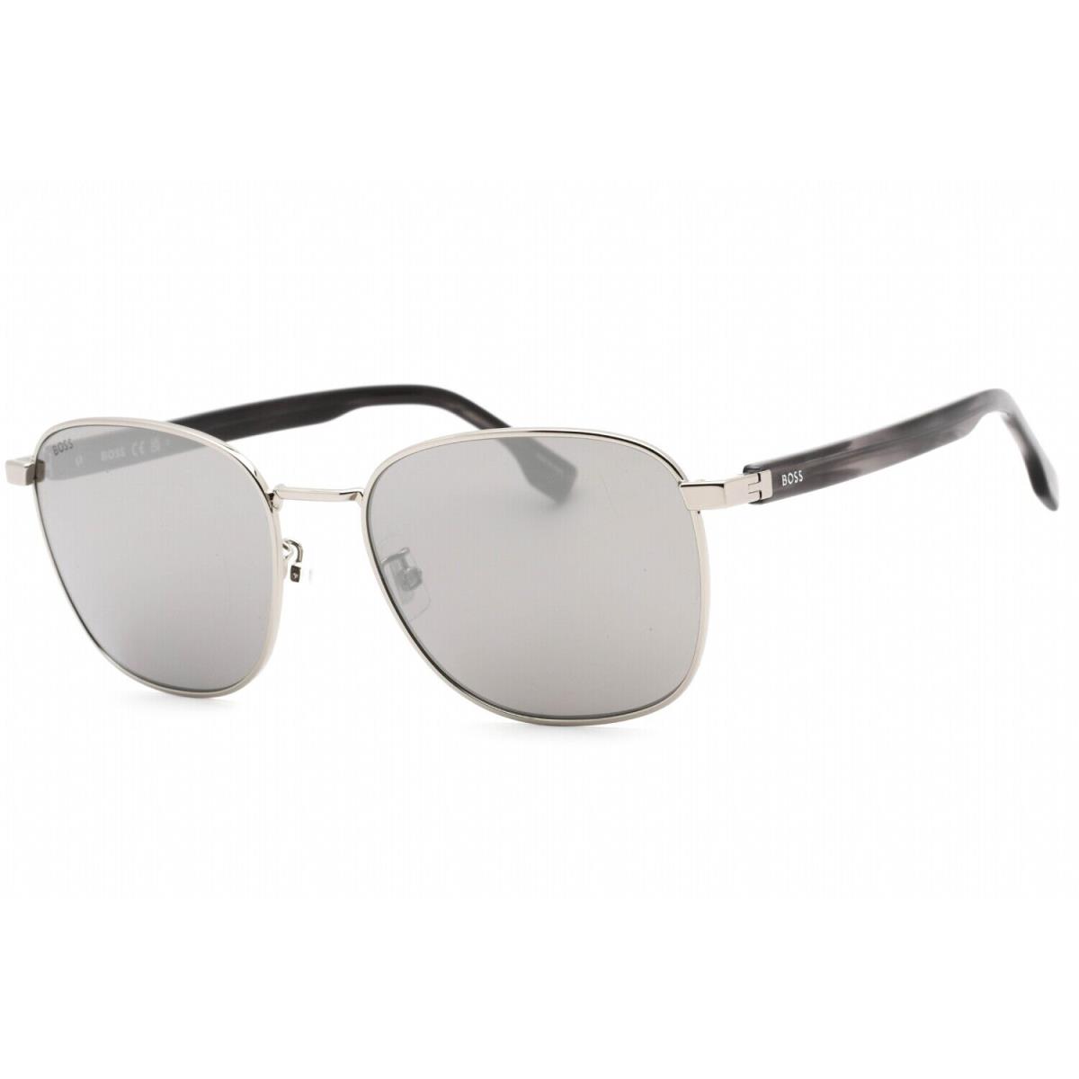 Hugo Boss Boss 1407/F/SK 06LB T4 Sunglasses Ruthenium Frame Silver Mirror