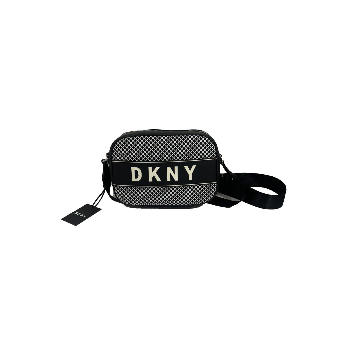 Dkny Crossbody Clutch Bag Black and White
