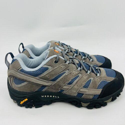 Merrell Women Moab 2 Ventilator J06014W Smoke/blue Hiking Shoes SZ 11 Wide