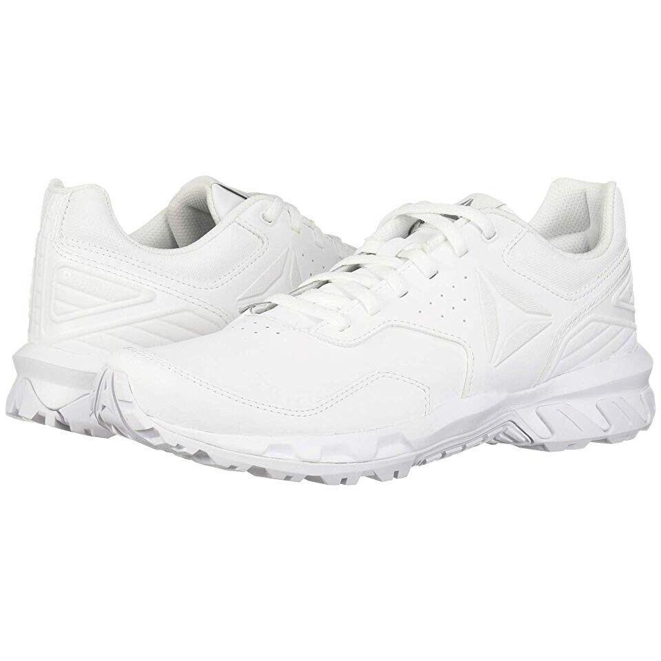 Reebok Ridgerider 4.0 DV4266 Men`s White Leather Running Shoes Size US 12 RBK224 - White