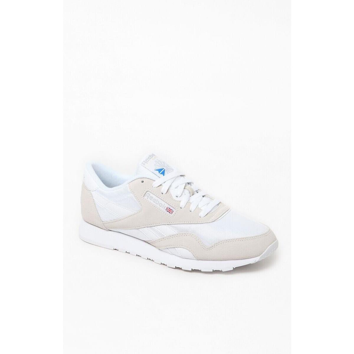Reebok Classic Nylon 6390 Men`s White Running Sneaker Shoes Size US 13 RBK123