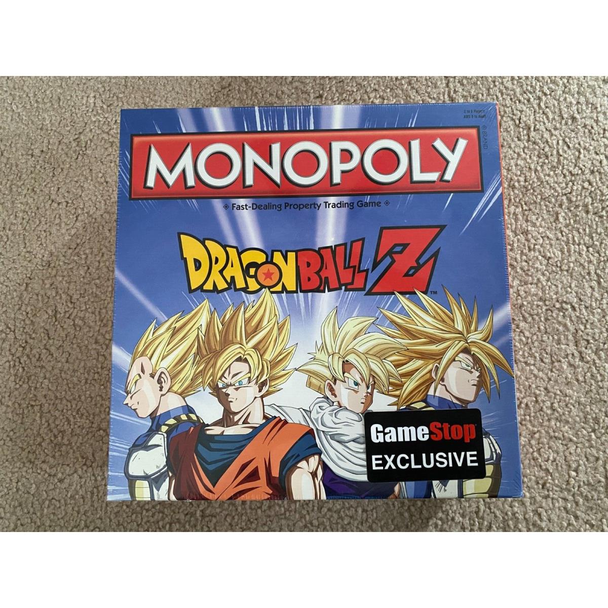 Monopoly Dragon Ball Z Gamestop Exclusive