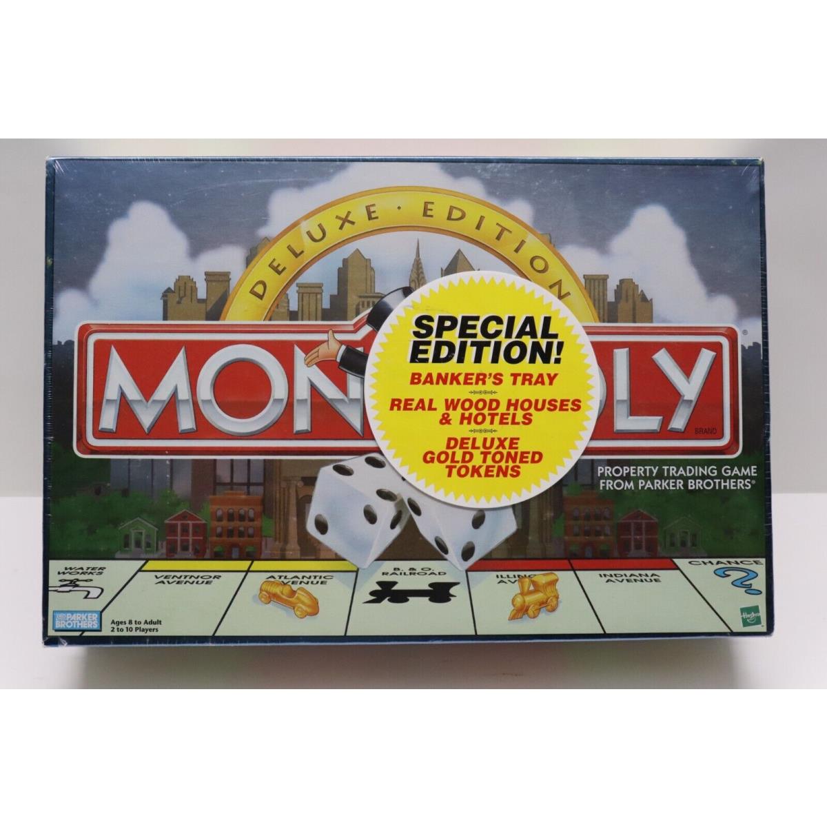 Monopoly Deluxe Edition Vintage 1998 Hasbro Parker Brothers Board Game