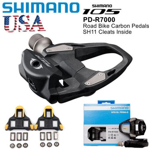 Shimano Carbon Fiber Spd-sl Clipless Pedal PD-R8000/R7000 Road Bike SH11 Cleats 105 R7000