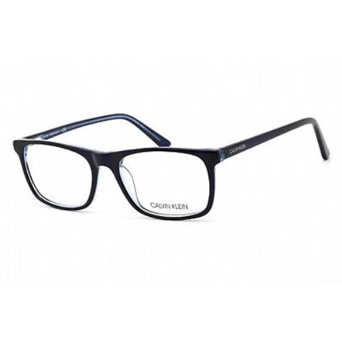 Calvin Klein CK20503 449 Eyeglasses Crystal Navy Light Blue Frame 55mm