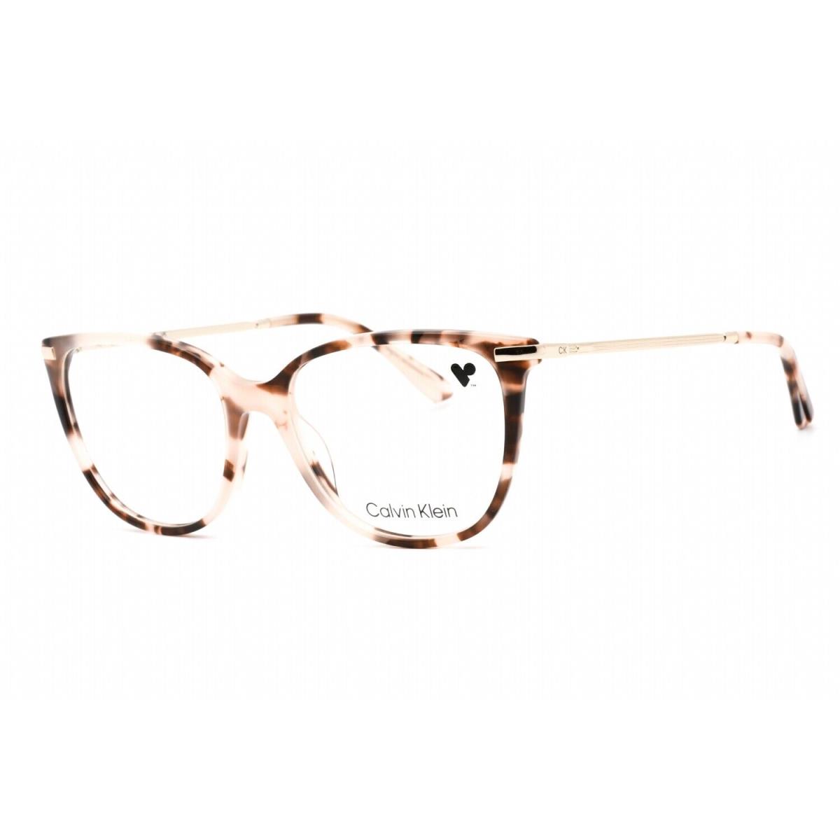 Calvin Klein CK22500 663 Eyeglasses Rose Tortoise Frame 54mm