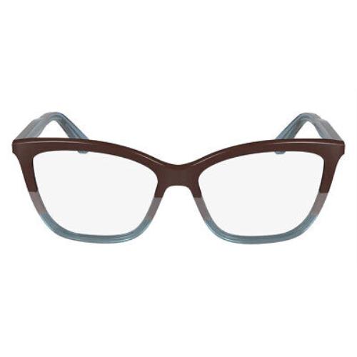 Calvin Klein Cko Eyeglasses Women Brown/gray/avio 53mm