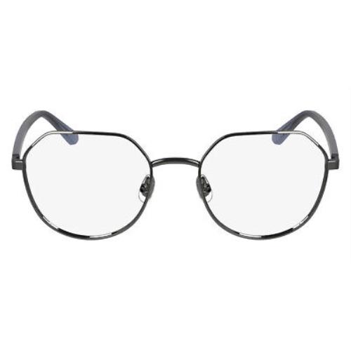 Calvin Klein Cko Eyeglasses Unisex Dark Gunmetal 50mm