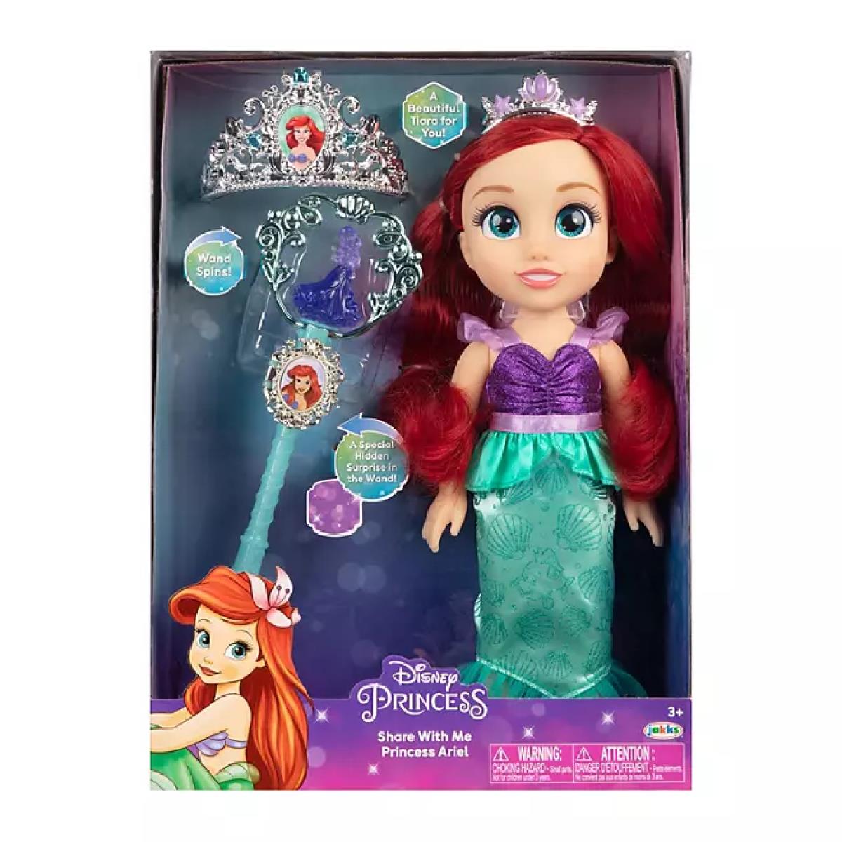 Disney Princess Share with Me Doll with Accessories Assorted Styles Ariel