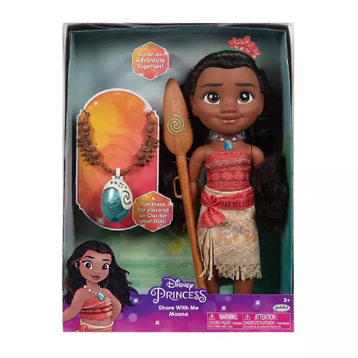 Disney Princess Share with Me Doll with Accessories Assorted Styles Moana