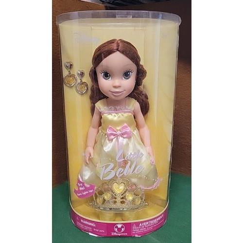 Disney 15 Disney Princess Little Belle Doll W/lights Up Jewelry Set