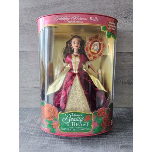 Vtg Disney`s Beauty and The Beast Special Ed Holiday Princess Belle Doll 1997