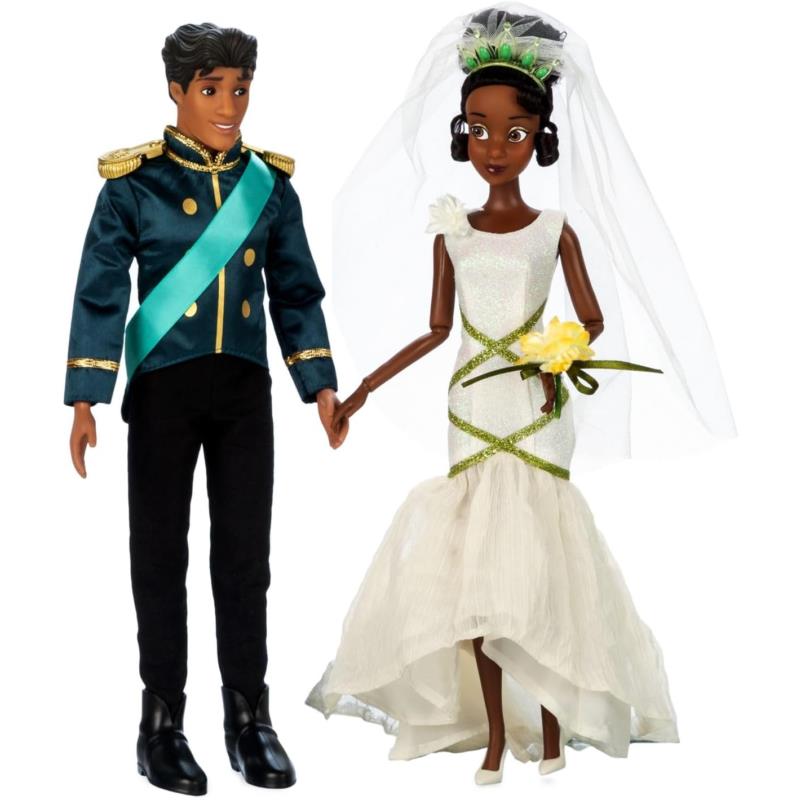 Disney The Princess and The Frog Tiana and Naveen Wedding Doll Set Toy Gift