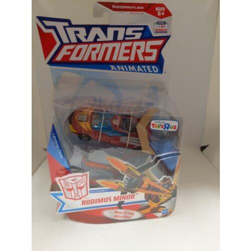 Transformers Animated Rodimus Minor Deluxe Toys R Us Exclusive Hot Rod