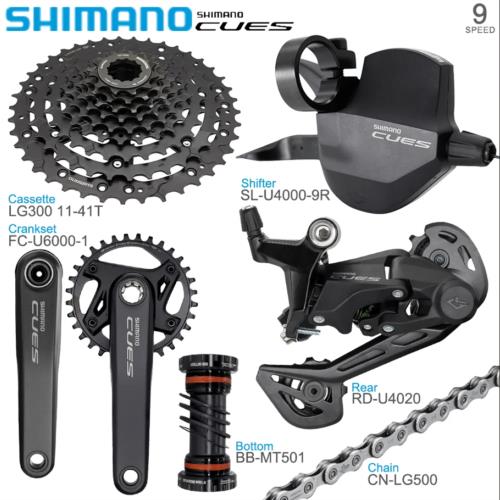 Shimano Cue U4000 32T 170MM 46T 1X9-SPEED Mtb Groupset