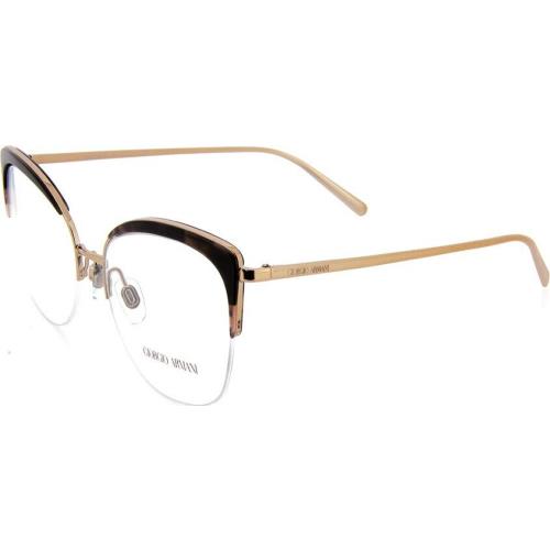 Giorgio Armani Eyeglasses AR5077 3011 Havana Gold Full Rim Frames 55MM Rx-able