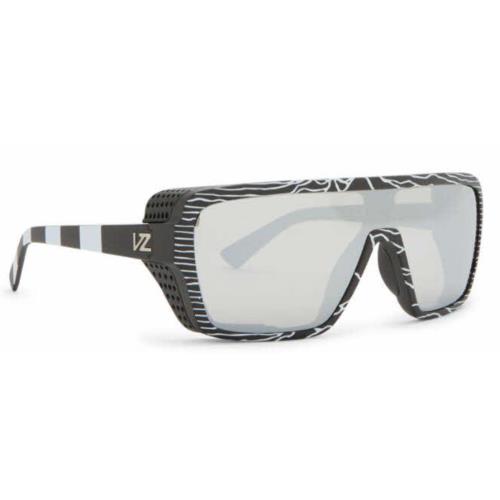 Von Zipper Defender Sunglasses-KYG0 Beetlejoy Black-grey Chrome Lens