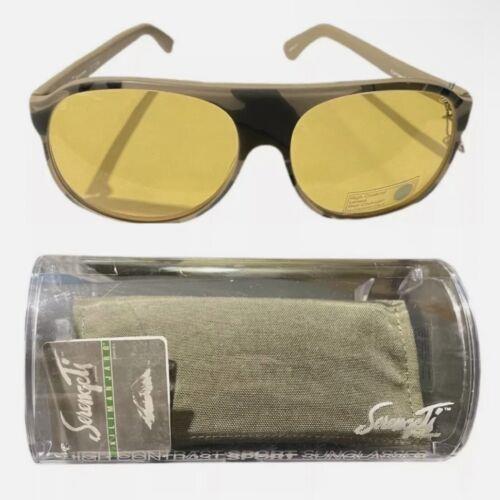 Vintage Serengeti Aviator Sunglasses Shades Series 5124m W/ Case and Tags