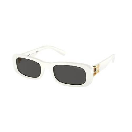 Miu Miu 08ZS Sunglasses 1425S0 White