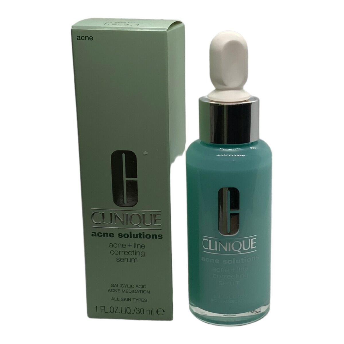 Clinique Acne Solutions Acne + Line Correcting Serum All Skin Type 1 oz 30 ml