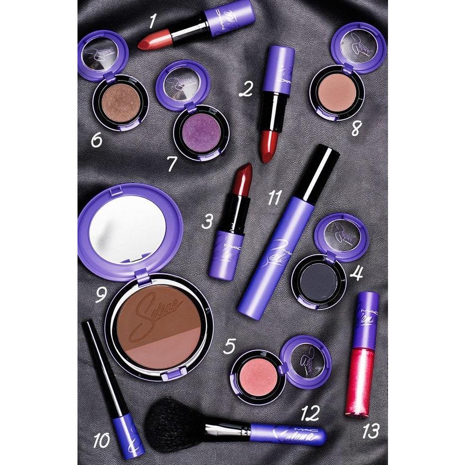 Mac Selena Entire Set 13 Pieces Lipstick Eyeshadows Lip Glass Mascara