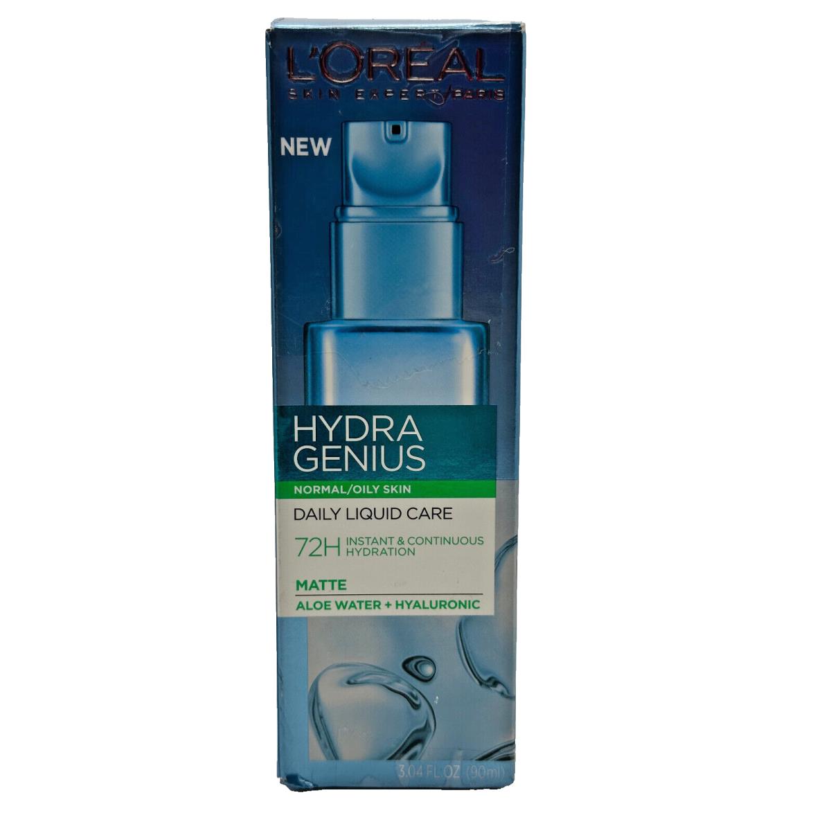 L`oreal Paris Hydra Genius Daily Liquid Care Matte Normal/oily Skin 3.04 oz