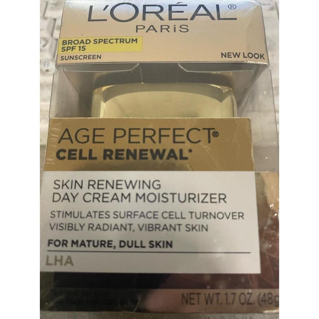 6X L`oreal Age Perfect Cell Renewal Day Cream -moisturizer