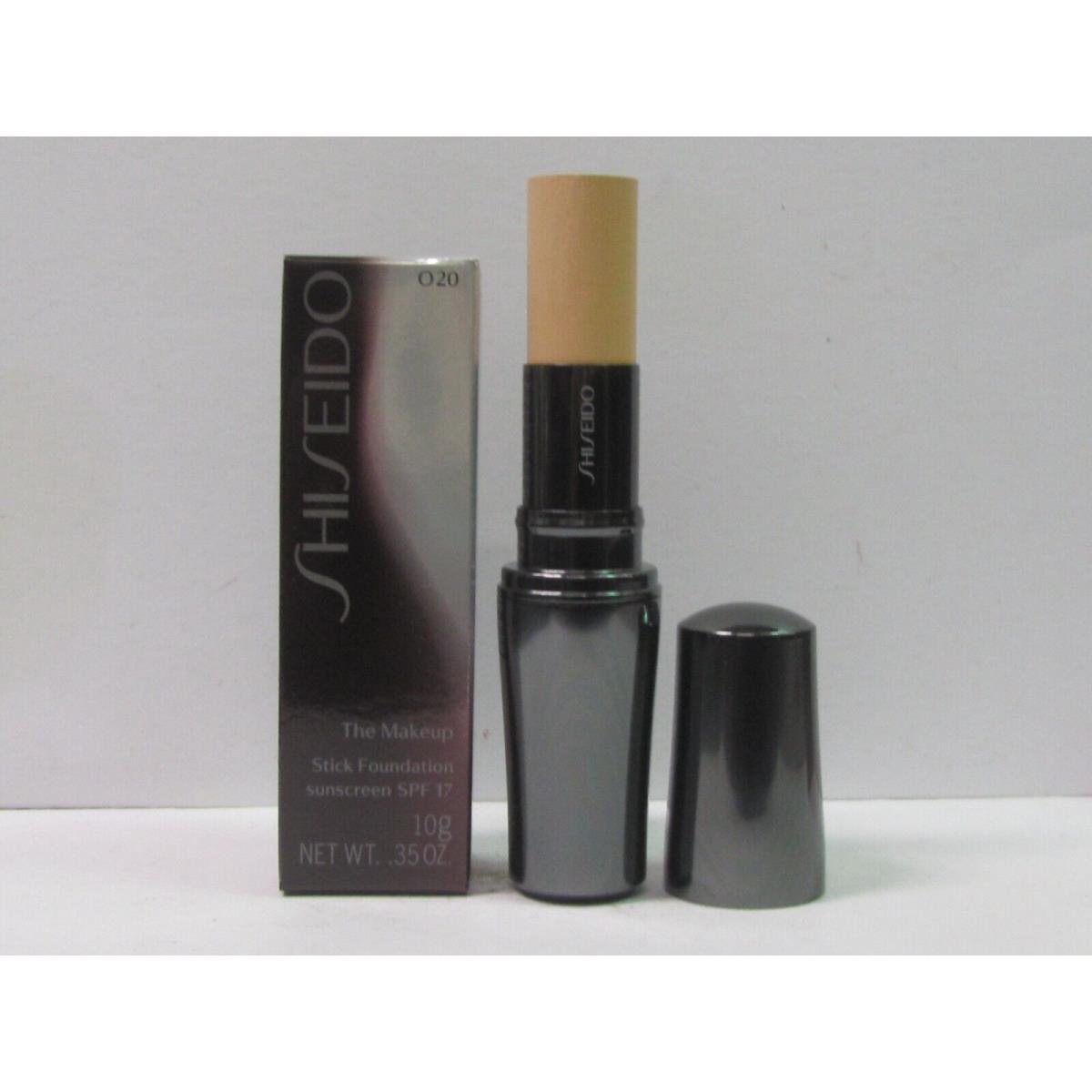 Shiseido The Makeup Stick Foundation Spf 17 O20 Natural Light Ochre .35 oz Rare