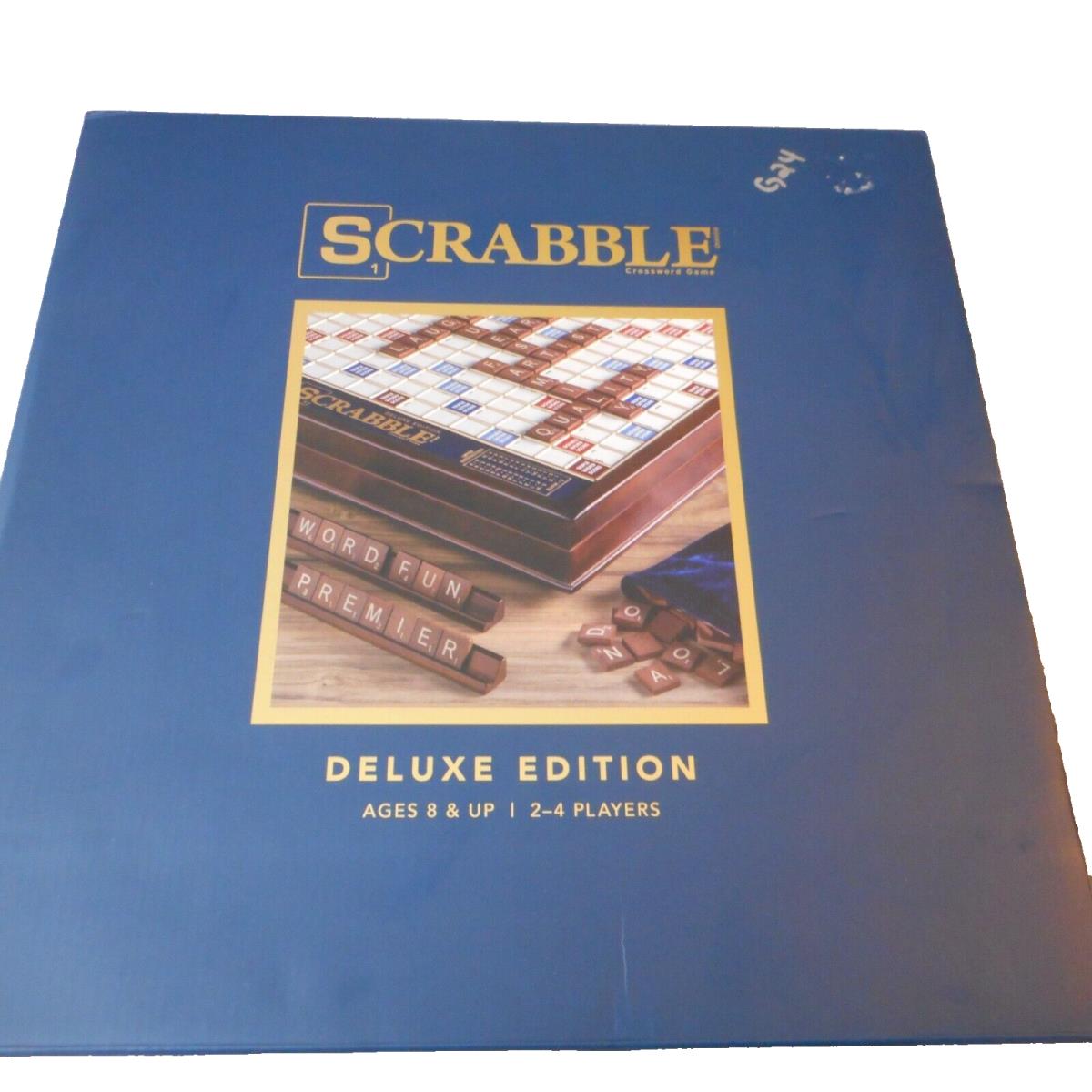 Wood Scrabble Crossword Game Deluxe Edition