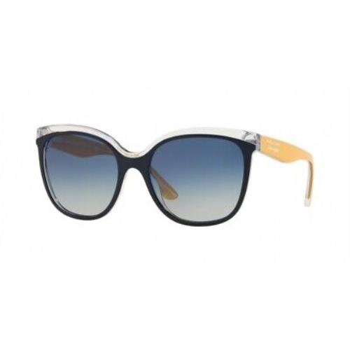 Burberry Sunglasses BE 4270 3732/4L Top Blue on Clear w/ Gray Gradient Blue 55mm