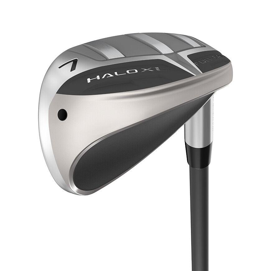 Cleveland Halo XL Full Face Irons 2024 5-PW Choose Your Shaft Flex - Silver, Lie Angle: Black