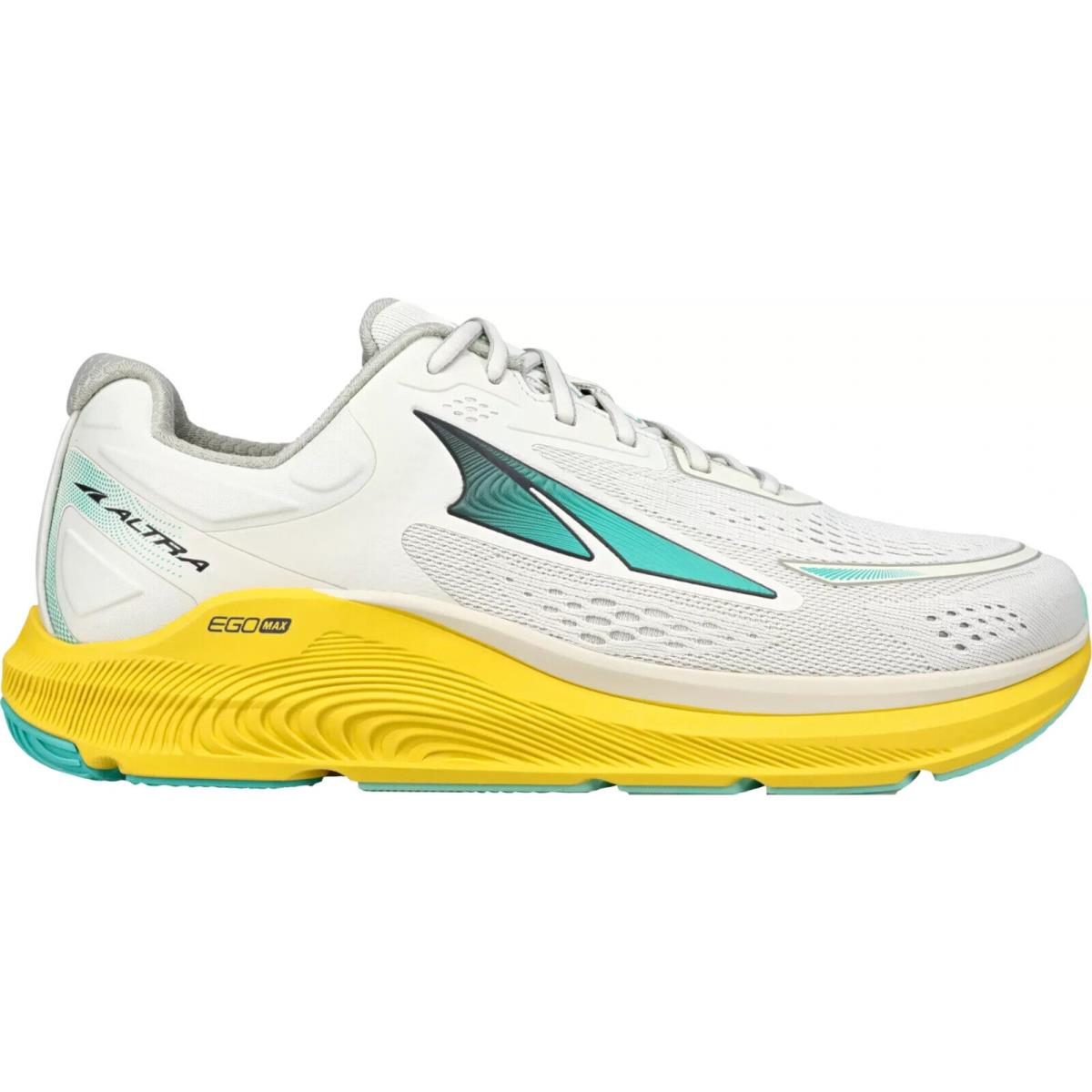 Altra Paradigm 6 Running Shoes Men`s Size 12 Gray/yellow AL0A5471270-120