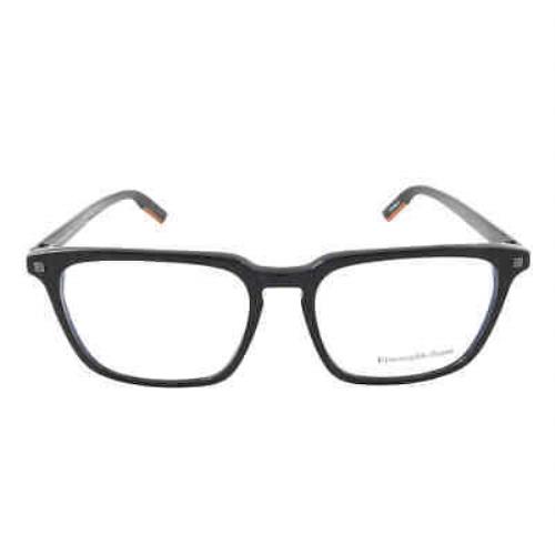 Ermenegildo Zegna Demo Square Men`s Eyeglasses EZ5201 001 55 EZ5201 001 55