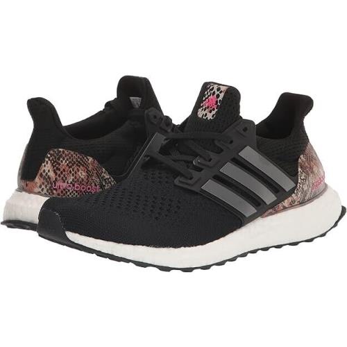 Adidas Womens Ultraboost 1.0 ID4373 Black Running Sneakers Snakeskin Size 7 - Black