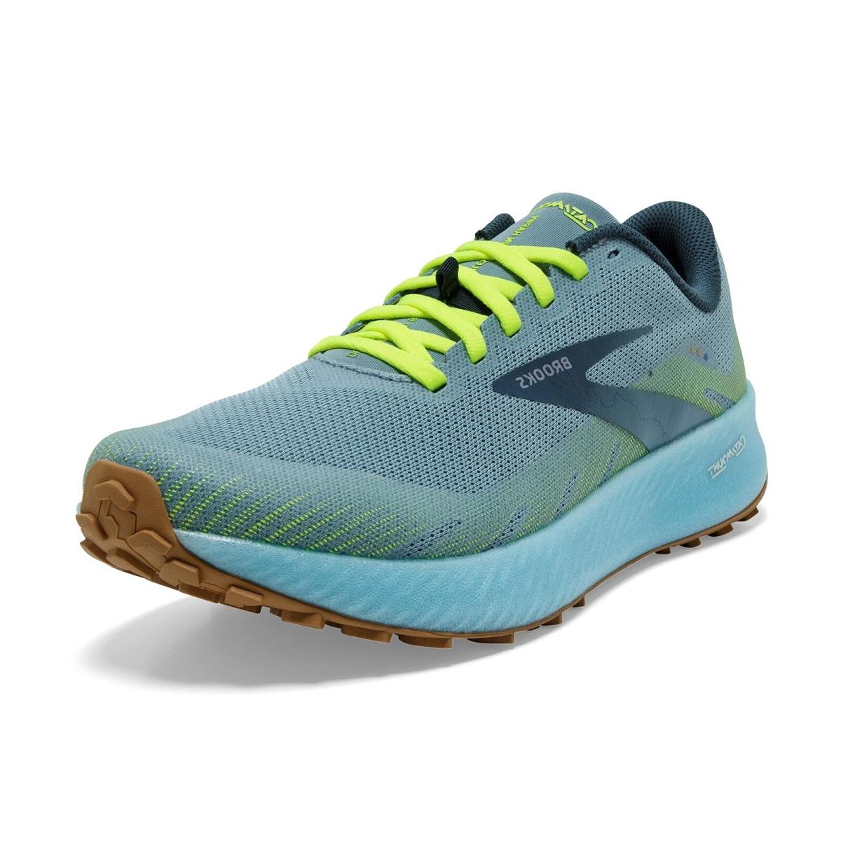 Brooks Catamount Women`s Trail Running Shoe - Blue/Nightlife/Biscuit