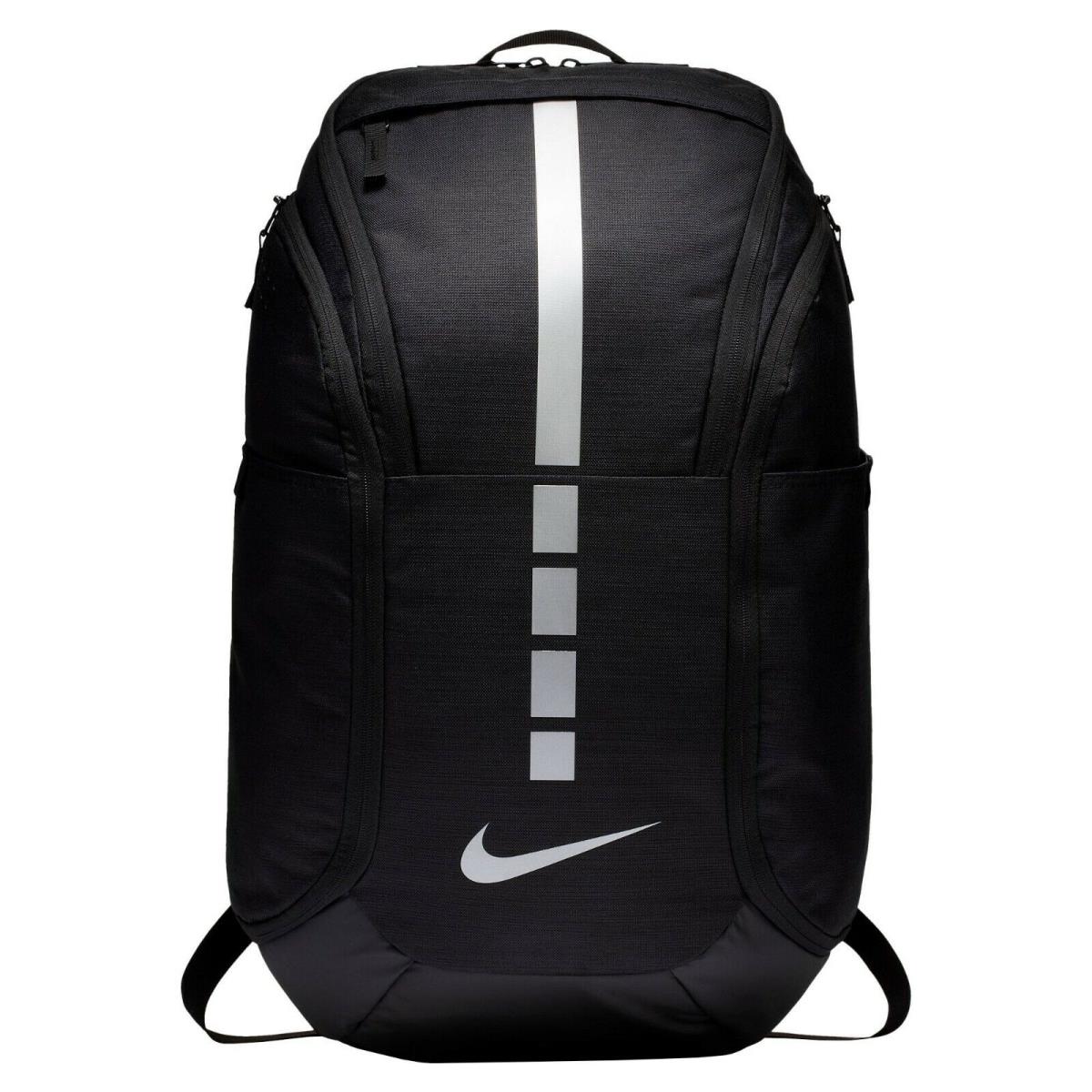 Nike- Unisex Hoops Elite Pro Basketball Backpack- Black/metallic Cool Grey