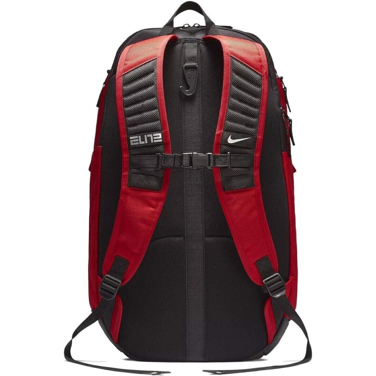 Nike Elite Hoops Pro Basketball Shoe Backpack Red Black Silver Bag BA5554 657