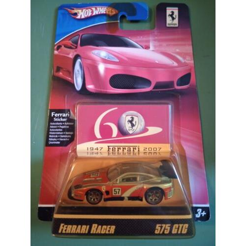 Hot Wheels - Ferrari 585 Gtc - Ferrari Racer 60th Anniversary - Blister Discolor
