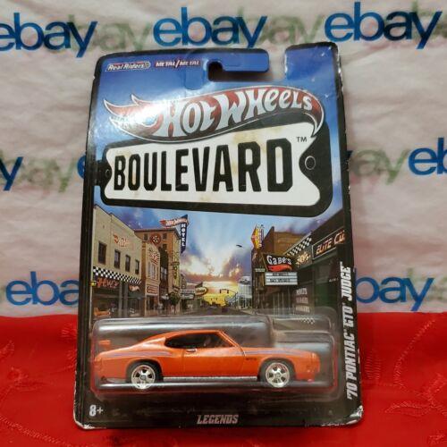 Real Riders Metal/metal Hot Wheels Boulevard `70 Pontiac Gto Judge Legends Rare