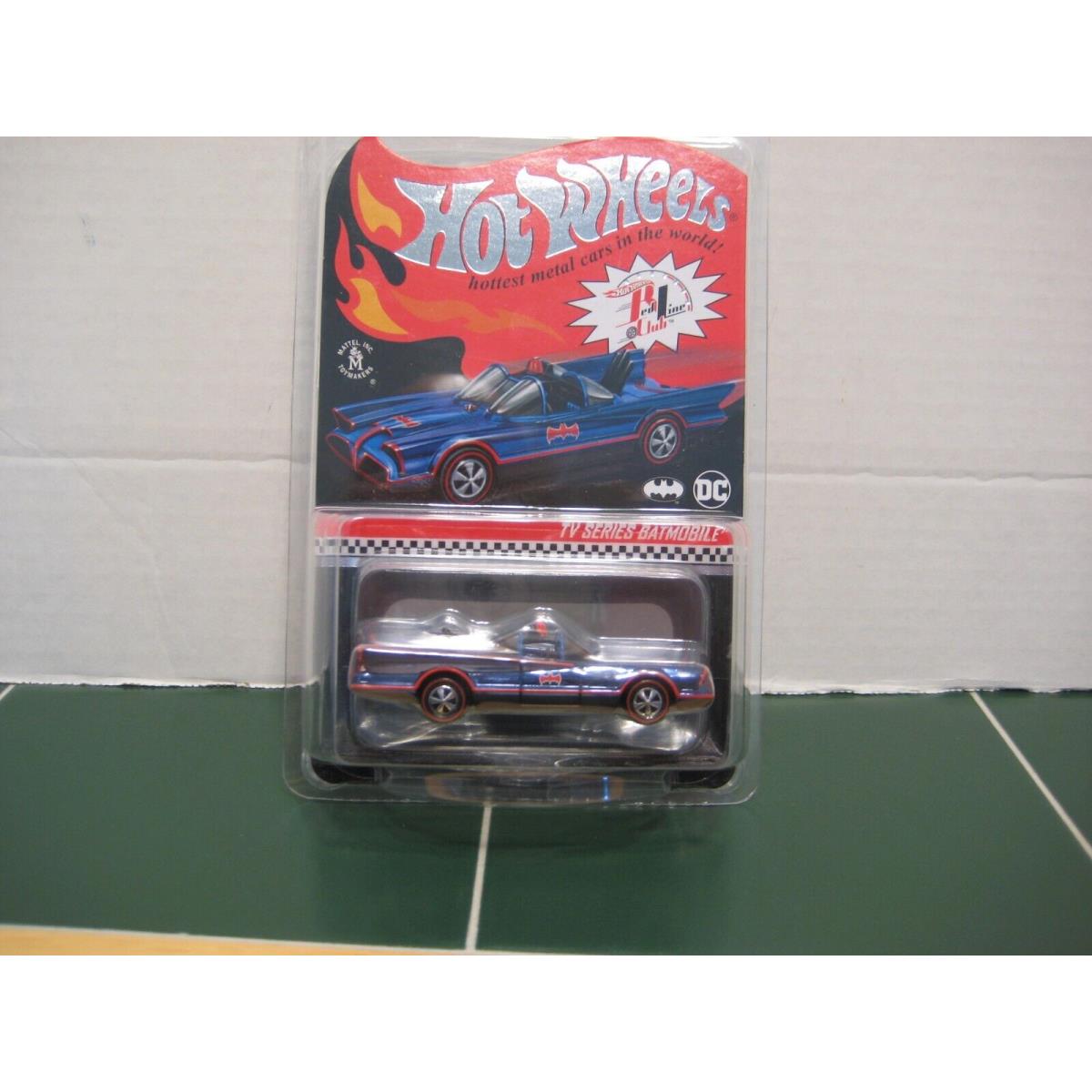 Hot Wheels Exclusive TV Series Batmobile Red Lion Club