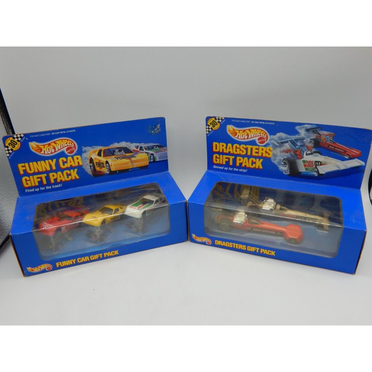 1990`s Hot Wheels Funny Car 7456 Dragster Gift Pack 7449 Castrol Gtx RTC769