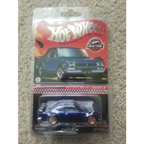 Hotwheels 2022 Rlc Club Car 72 Nissan Skyline