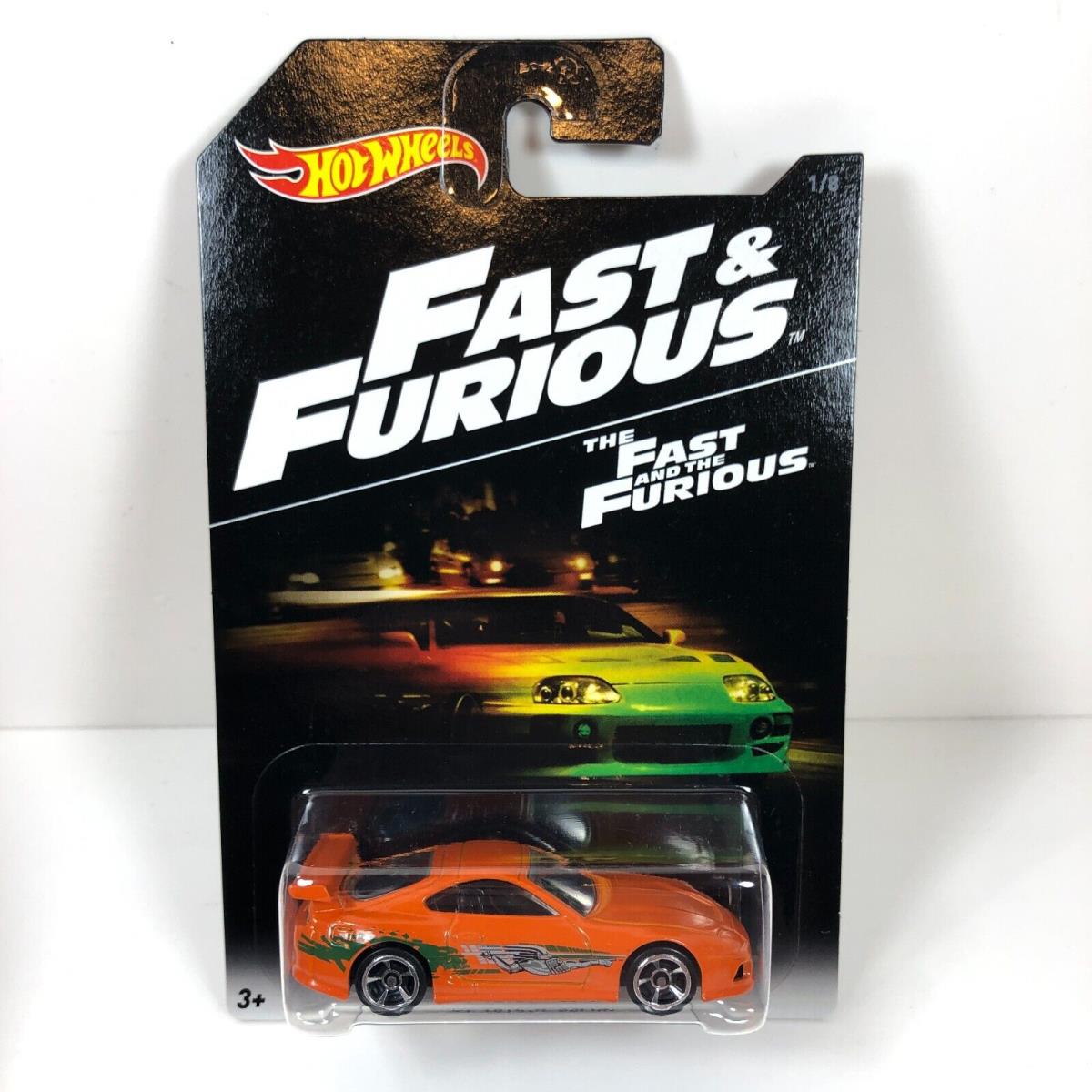Hot Wheels 2016 Fast Furious Orange 94 Toyota Supra Walmart Exclusive
